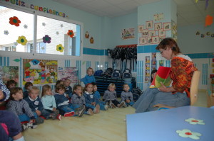 niños en una guarderia